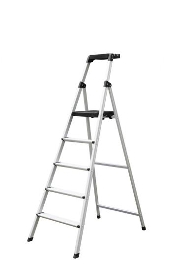 black tool tray step ladder