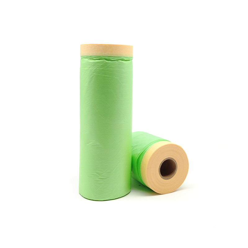 Green Masking Film With Tape