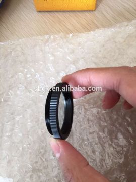 optical protective lens with ring