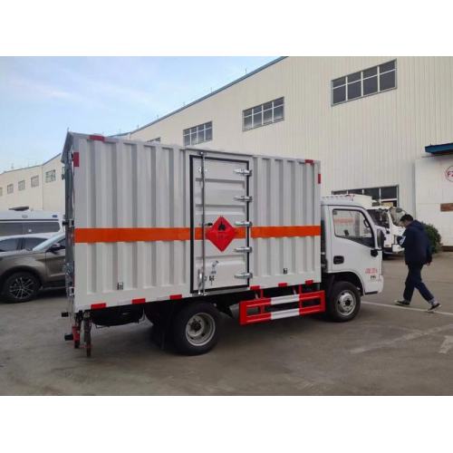 Mini 3125kg Dangerous Goods Box Type Transport Vehicle