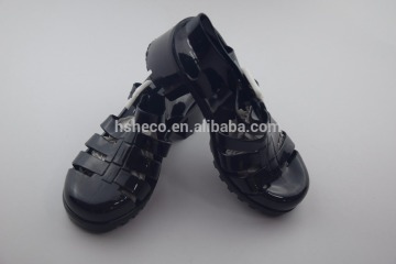 high-heeled PVC crystal Jelly sandals