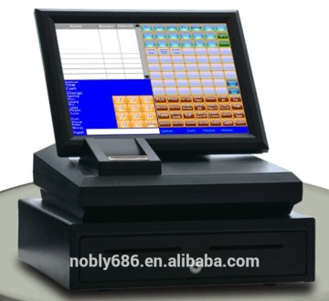 Easy operating! electronic double screen pos terminal/ double screen pos machine/double screen pos