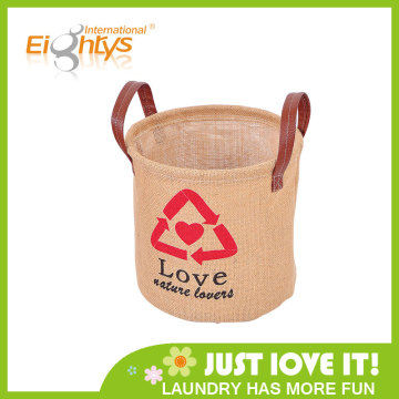 Laundry Jute Round Basket laundry hamper