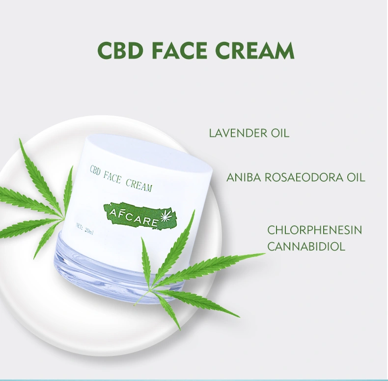 OEM Private Label 100% Natural Organic 5000mg Hemp Cbd Oil Cream for Body and Face Muscle Pain Relief