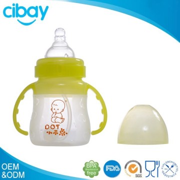 OEM Dongguan baby milk bottle,silicone feeding bottle,silicone baby bottle