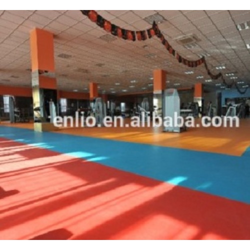 Pavimento de PVC interior para Gimnasio Enlio