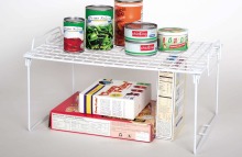 metal wire kitchen shelf