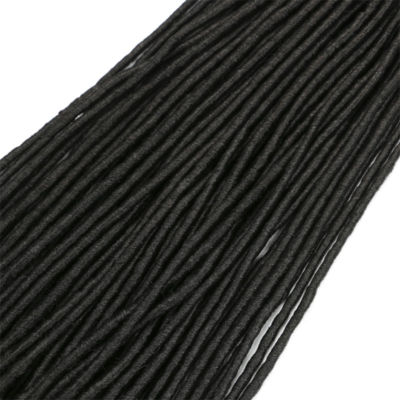 Hot sell  dreadlock  for black women dreadlock hair faux locs in hair Extension crochet straight faux locs