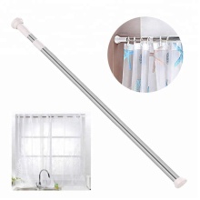Extendable and Flexible Shower Curtain Pole for Bathroom - QJMAX