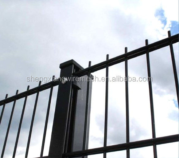 high quality double wire fence garden decorative court with self-locking factory supply