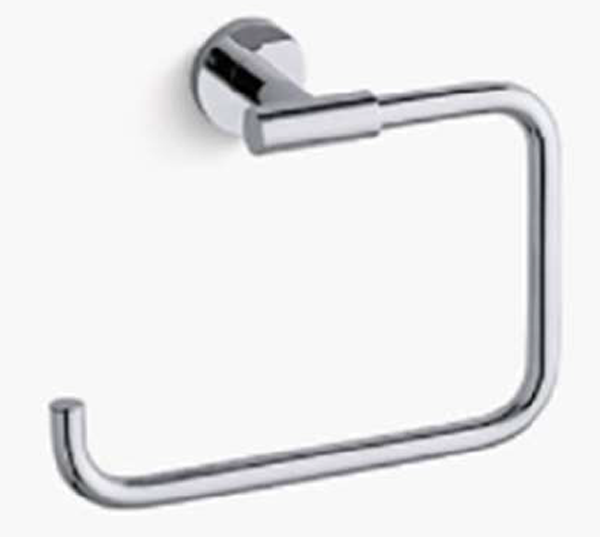 Chrome Toilet Paper Holder without Lid