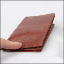 Design fine leather young man business wallet