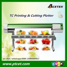 High performance eco solvent printer cutter/printing machine