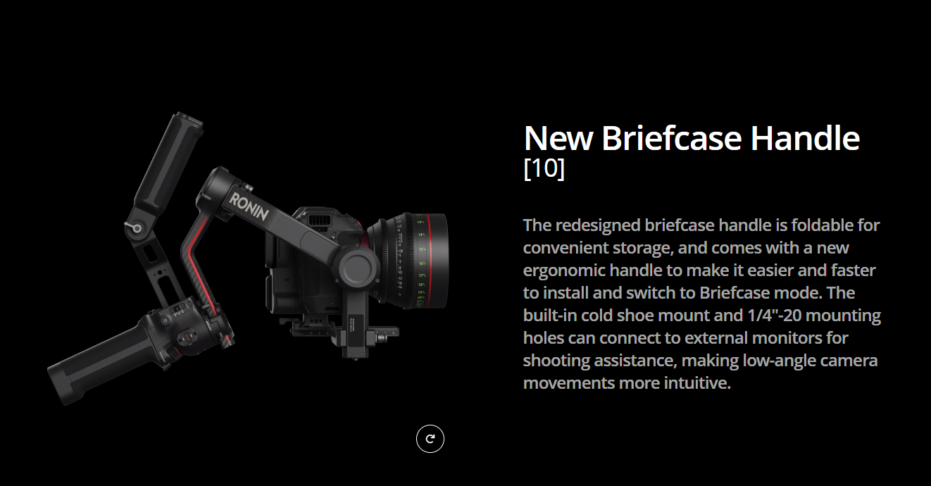The new 2022 DJI RS 3 PRO Professional Handheld Stabilizer Automatic axle lock 4.5kg loaded LiDAR laser with focal O3Pro image