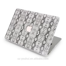 Factory price snakeskin pattern leather sleeve case for apple MacBook pro