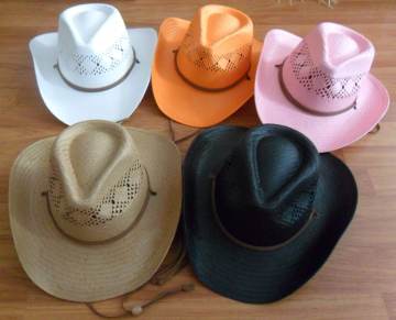 toyo paper straw cowboy hat