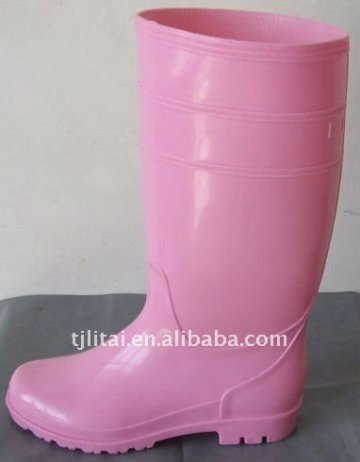 women pvc safety rain boots,foodstuffs safety boot