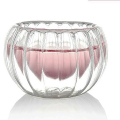 Pompoenvorm Glass Water Tea Cup