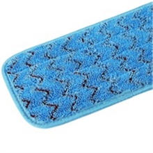 Wave knitted microfiber scrubbing mop