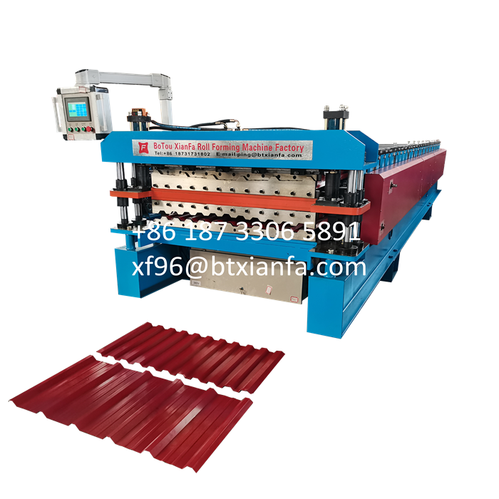 Roof Use Double Layer Roll Forming Machine