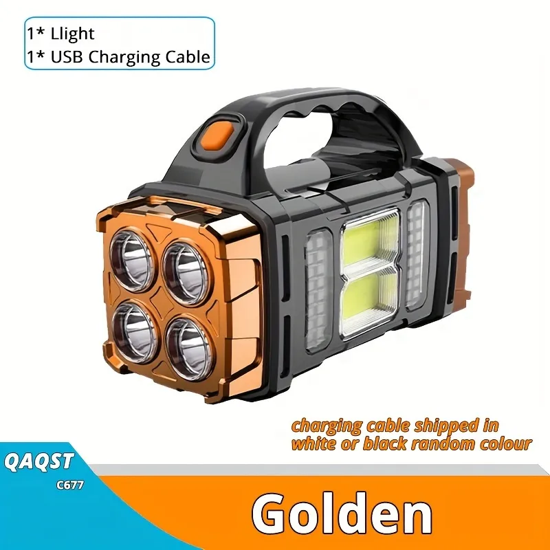 Portable Solar and USB Rechargeable LED Lantern Flashlight