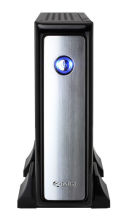 Secc Cool Mini Tower Computer Cases , Black Vertical Itx Case