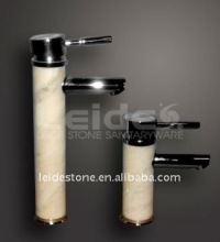 Bianco carrara marble taps