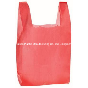 Épicerie en plastique au détail effectuer des sacs T-shirt sac