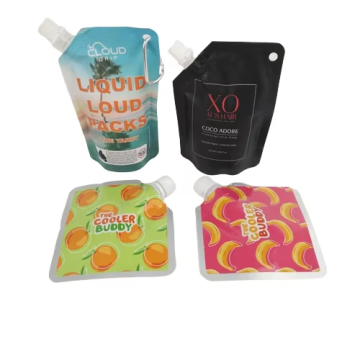 Plastic Spout Pouch Packaging for Energy Drinks and Honey