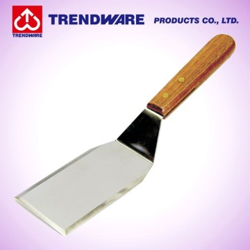 Wooden handle metal blade cooking Dough Scraper