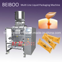 Máquina de empacotamento de sacos de selagem de líquido líquido multi-linea automática