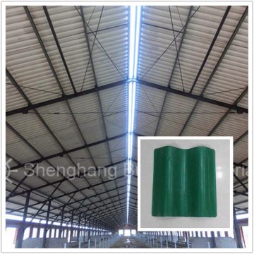 Fireproof Green Glazed MgO Roof Tiles