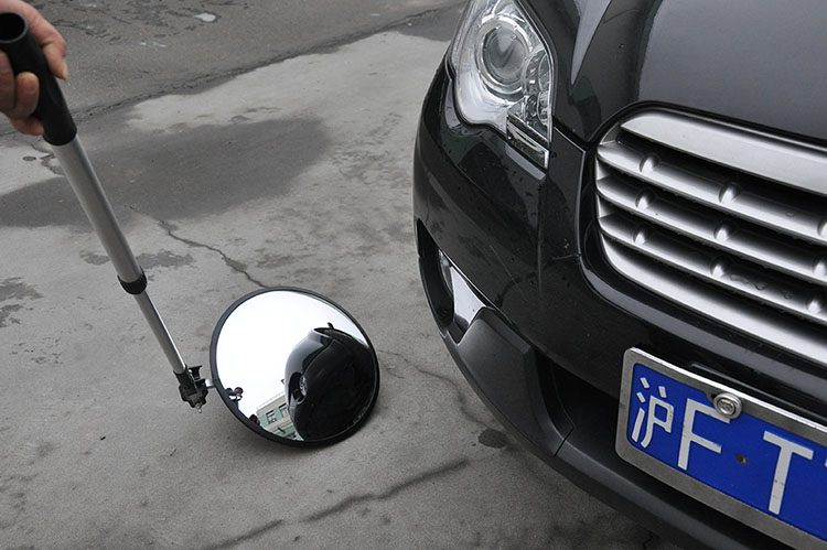 High Quality Good Price 22Cm Inspection Convex Mirror, Hot Selling Traffic Safety Products Under Car Panoramic Mirror