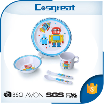 disposable kids melamine dinner set