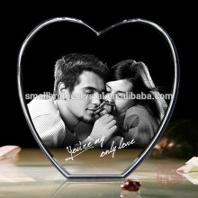 Laser engraved love photo frame for valentine gift
