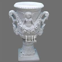 Modern Decoration large antique marble flowerpot