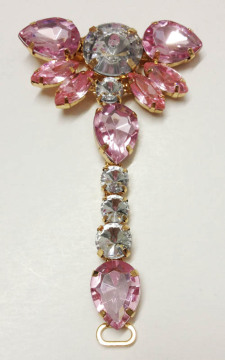 Pink Diamante Sandals Chain