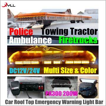 12V slim led towing tractor strobe warning light bar