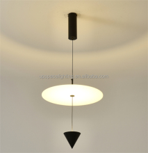 Modern Hanging Drop LED White PMMA Pendant Light for Restaurant Home Decor
