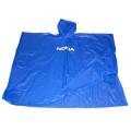 Poncho pvc imperméable bleu