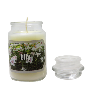 luxury natural soy candle in glass