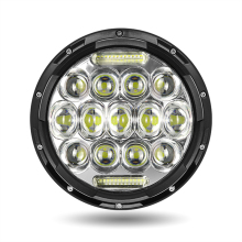 7 Inch Jeep Wrangler JL H4 Headlights 75W 8000LM Angel Eye