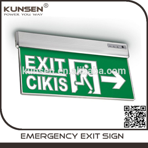 Wholesale IP30 AC85-265V 3W Self-luminous Exit Sign