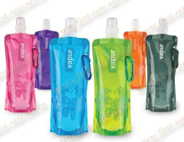 portable folding sports water bottle