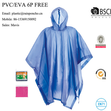 miljövänlig pvc peva regnponcho