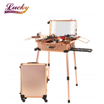 Pro Studio Makeup Train Case with LED Lights
