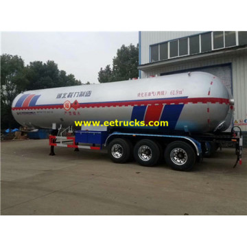 32Ton 62000L Propane Gas Tanker Trailers
