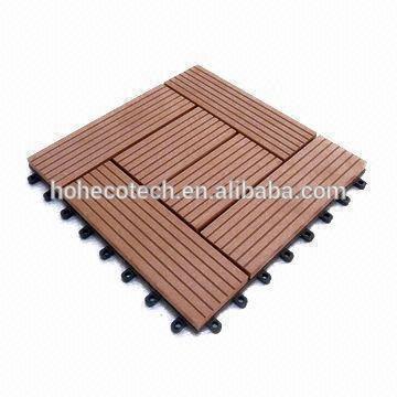 outdoor wpc interlocking decking tile