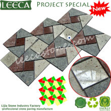 Stone garden ornament paving stone