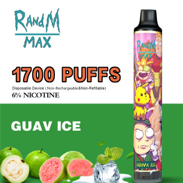 R&amp;M Max PRO Rechargeable Disposable Big 3600puffs